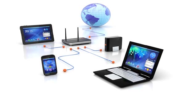 Computer network setup for offices